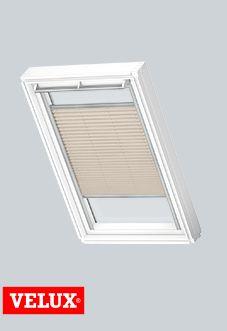 Flying Pleated, 1259 Classic Sand - VELUX Loft Blind